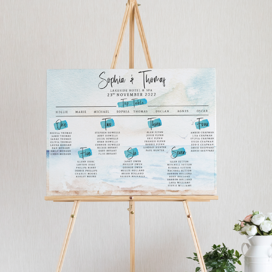 Seascape Seating Plan