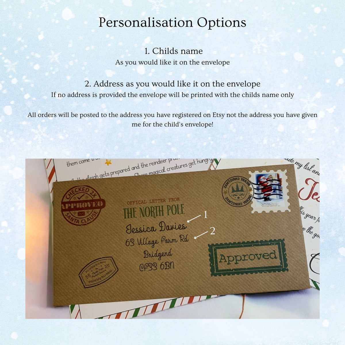 Personalised Lapland Boarding Pass