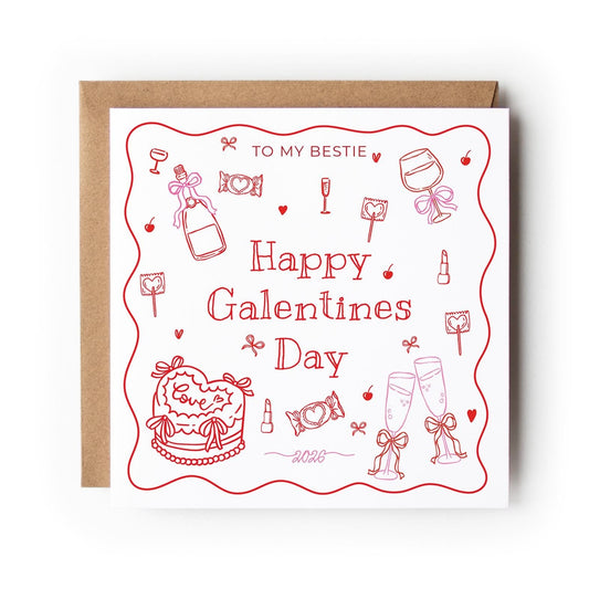 Galentines Card Best Friend Happy Galentines Day
