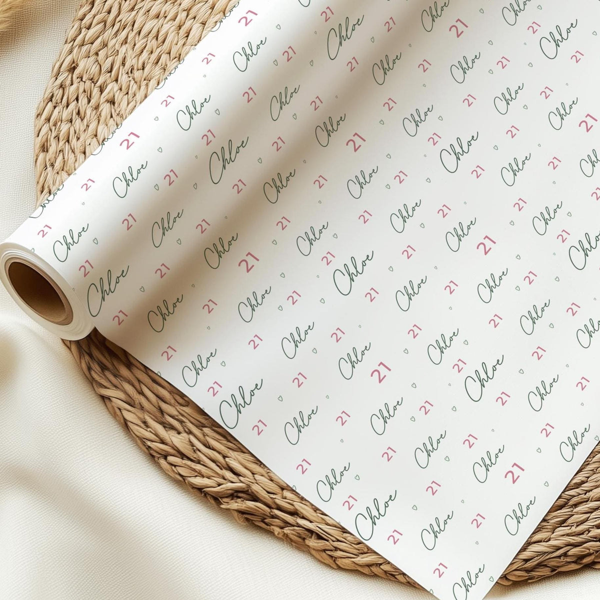 Personalised 21st Birthday Wrapping Paper, Custom 21st Birthday Paper, Girls 21st Gift Wrap, Personalised 21st Birthday Gift Wrap