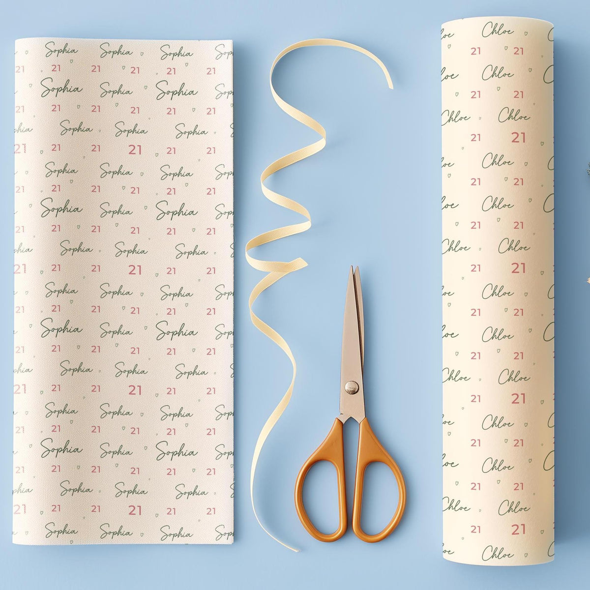 Personalised 21st Birthday Wrapping Paper, Custom 21st Birthday Paper, Girls 21st Gift Wrap, Personalised 21st Birthday Gift Wrap
